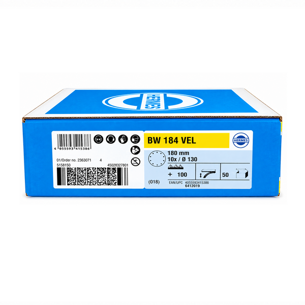 Hermes BW184 VEL Disc 180mm 10 Holes (Box of 50)