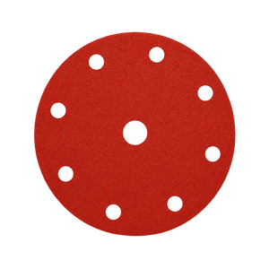Inferno Red Ceramic Disc Velcro 150mm 9 Hole (Box of 50)