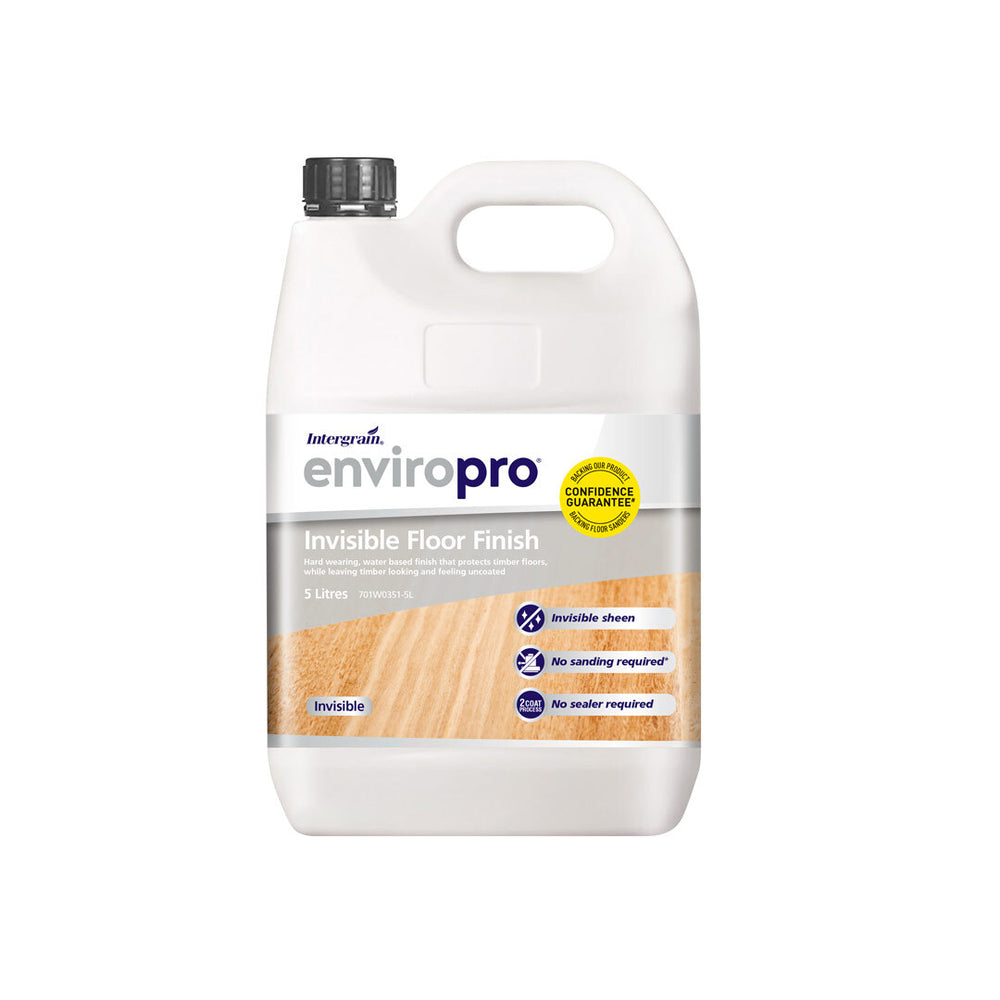 Intergrain Enviropro Invisible Floor Finish 5L