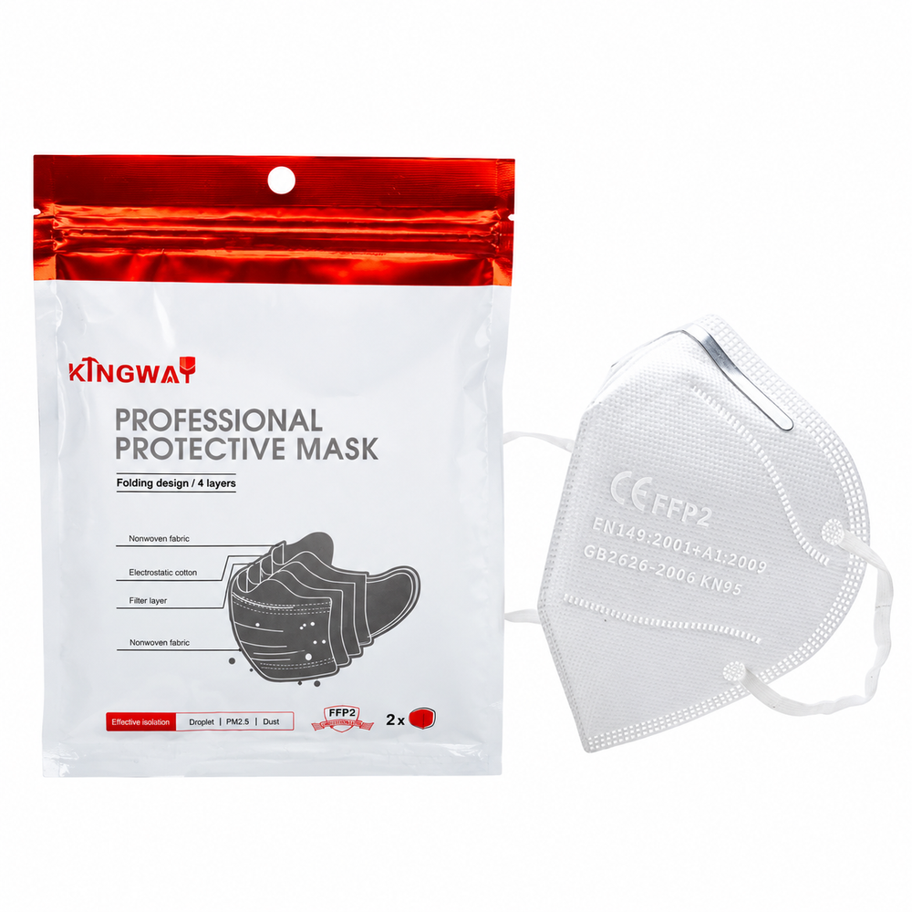 Kingway FFP2 Professional Protective Mask - 2 pack