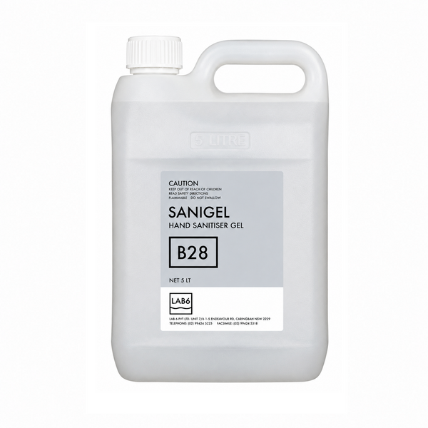 Lab 6 Sanigel Hand Sanitiser Gel 5L