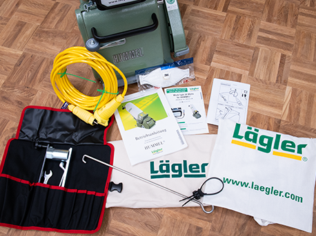 Lagler 8 Hummel Belt Sander Machine with LED Light & Paddle Handle
