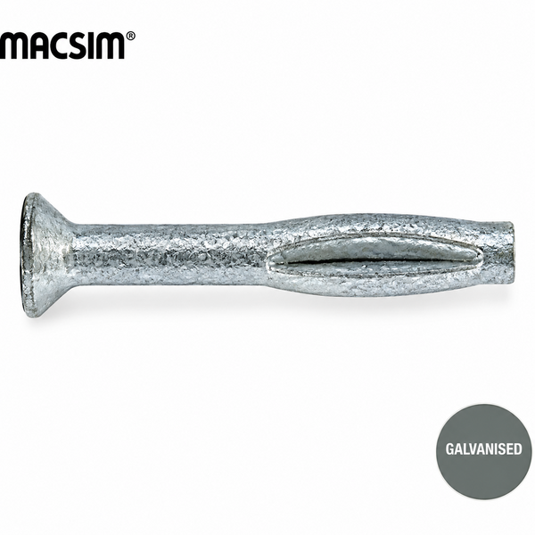 Macsim Splitz Anchor 75mm x 6mm Galvanised QTY:100