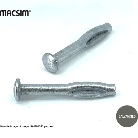 Macsim Splitz Anchor 75mm x 6mm Galvanised QTY:100