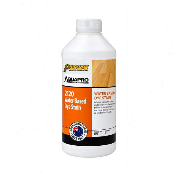POLYCURE AQUAPRO 2120 Water Based Dye Stain