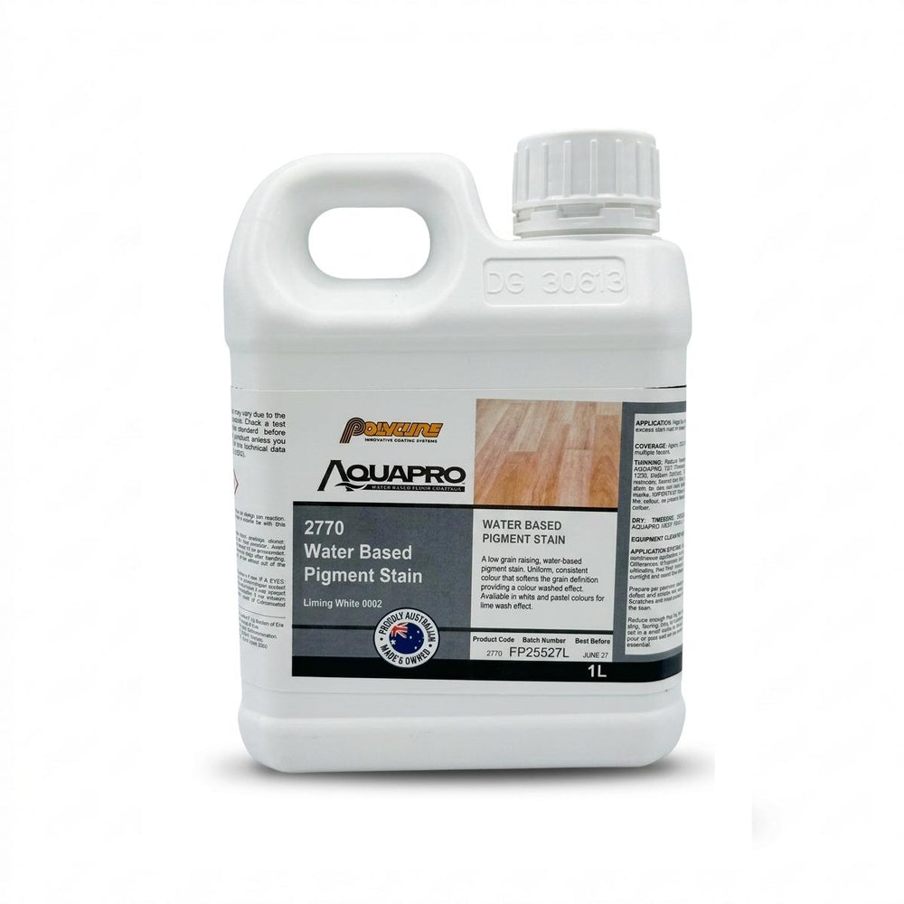 POLYCURE AQUAPRO 2770 Water Based Pigment Stain