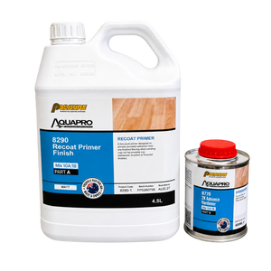 POLYCURE AQUAPRO 8290 Recoat Primer Finish Part A 4.5L & 8770 Advance 2K Part B Hardener 0.45ml