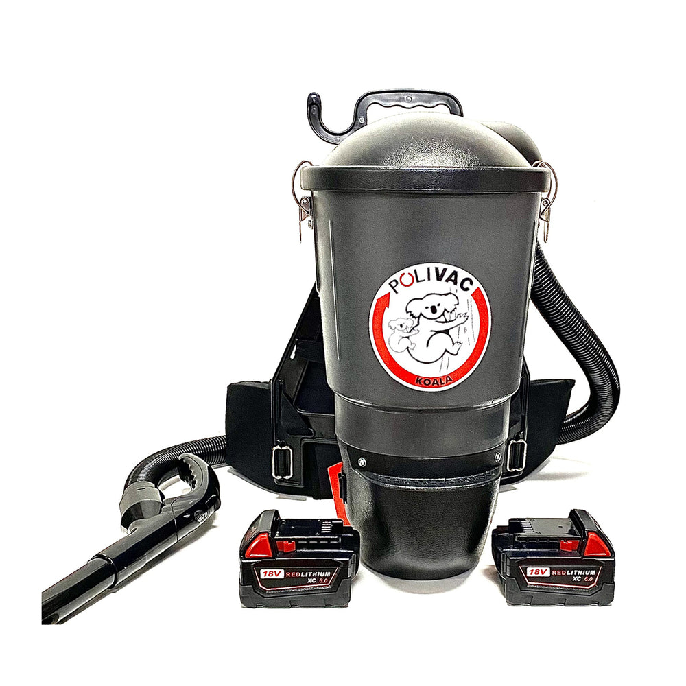 Polivac Koala Backpack Vacuum Battery Operated