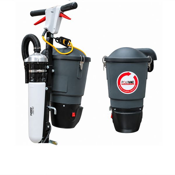 Polivac SV25 SuperVac Gen II Slow Speed Rotary Sander with 400 Watt Vac Motor Canister
