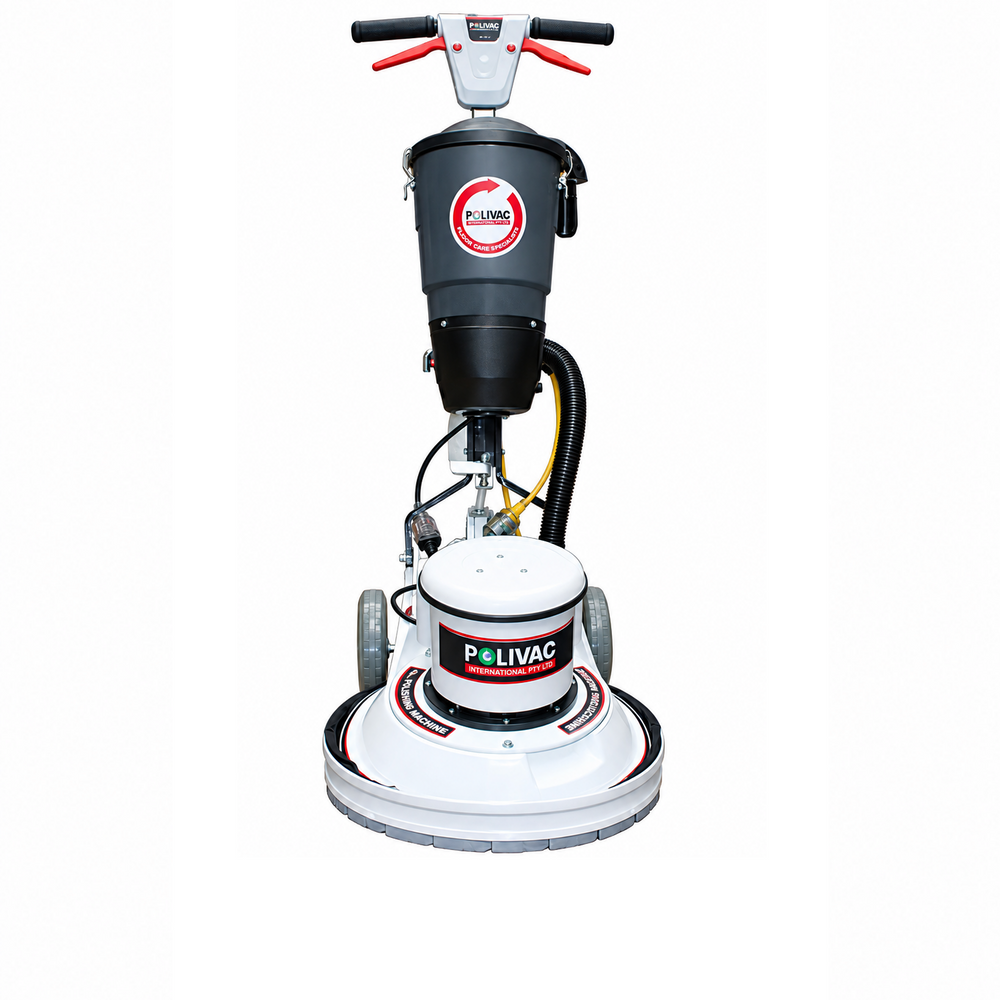 Polivac SV25 SuperVac Gen II Slow Speed Rotary Sander with 400 Watt Vac Motor Canister