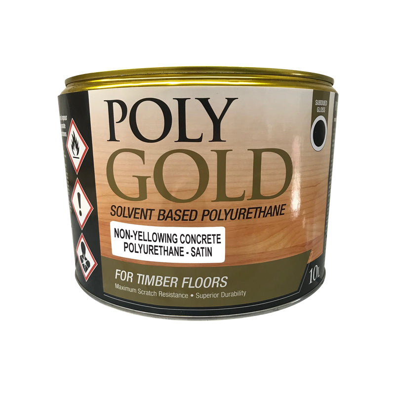PolyGold Non Yellowing Timber and Concrete Polyurethane – Satin