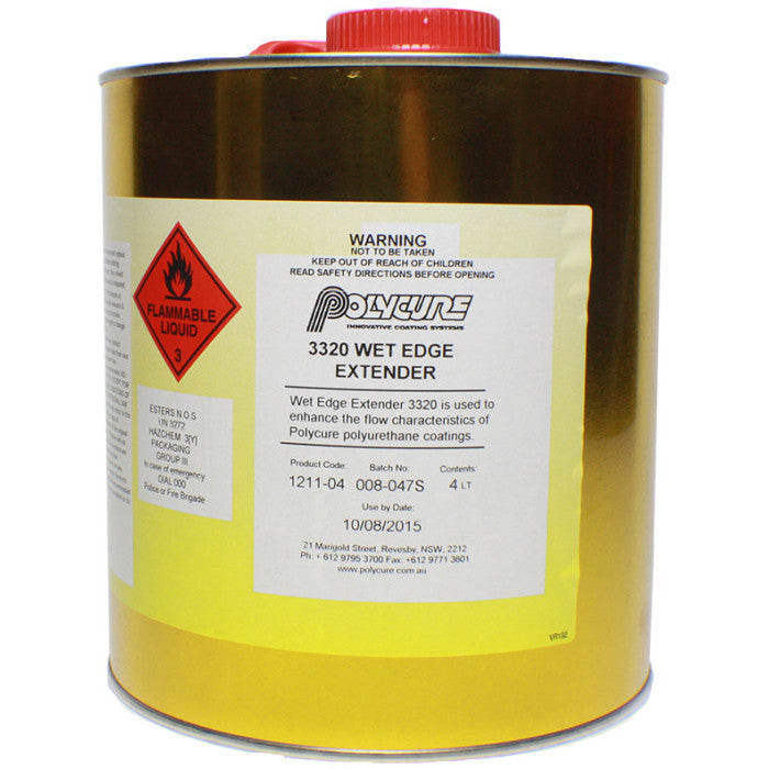 POLYCURE 3320 Wet Edge Extender Solvent Based 1L