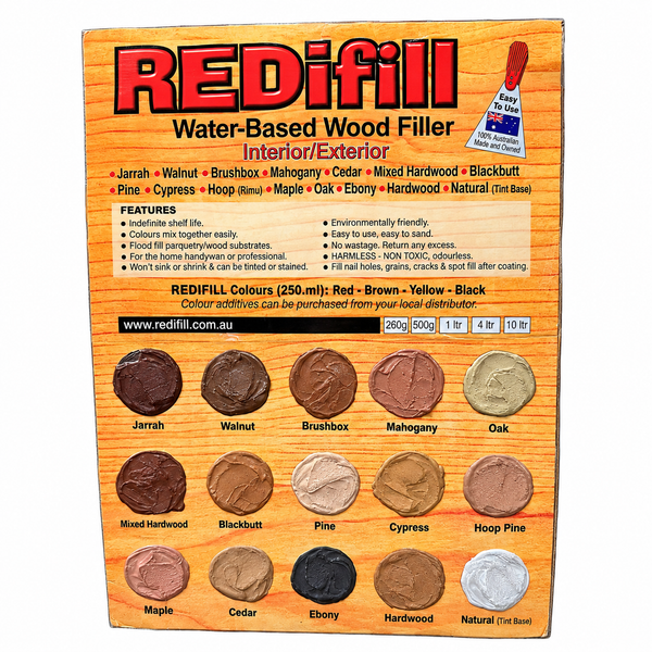 Redifill Wood Filler Putty 250ml