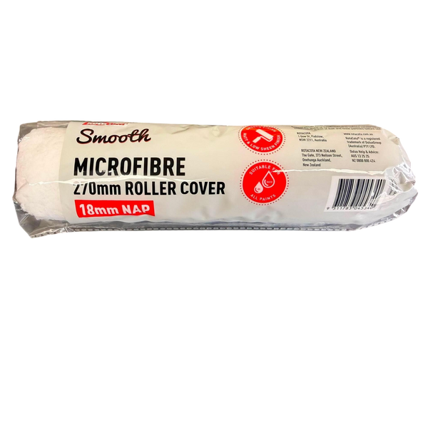 RotaCota Smooth MicroFibre 270mm Roller Cover 18mm Nap
