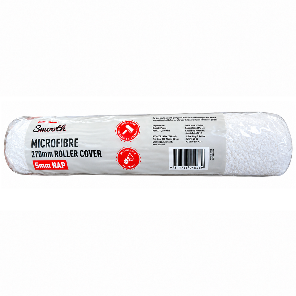 RotaCota Smooth MicroFibre 270mm Roller Cover 5mm NAP