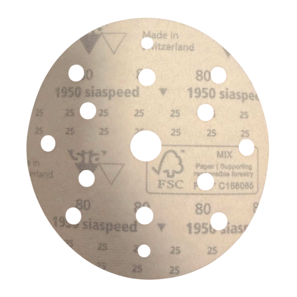 SIAspeed 1950 Abrasive Disc 150mm x 18mm 15 Hole (Box of 100)