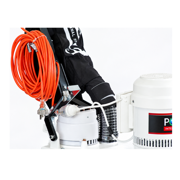 Polivac SV25 Low Speed Rotary Sander Fitted 100 Watt Vac Motor & Dust Bag