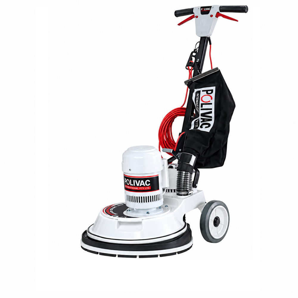 Polivac SV25 Low Speed Rotary Sander Fitted 100 Watt Vac Motor & Dust Bag