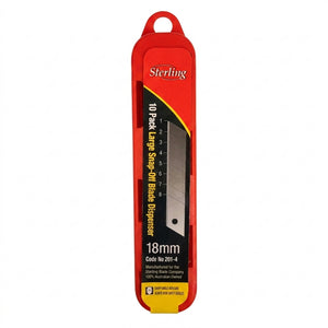 Sterling 18mm Large Blade 201-4 Snap Off (10 Pack)