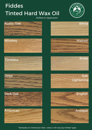 Fiddes Tinted Hard Wax Oil Colours 250ml