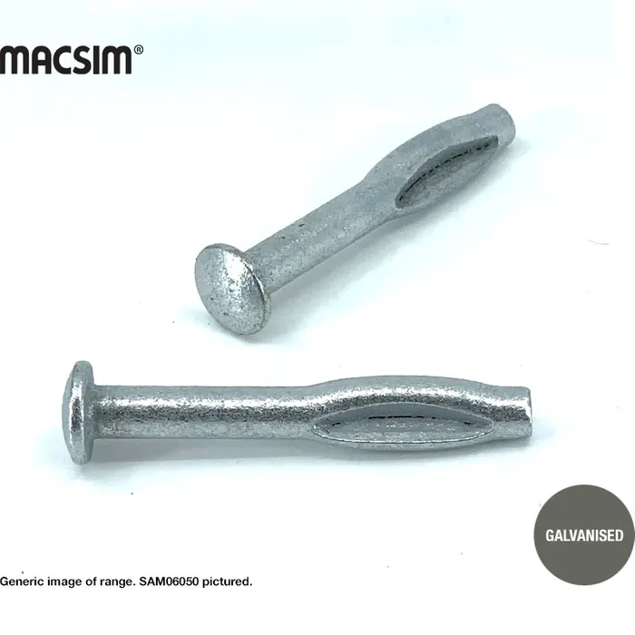 Macsim Splitz Anchor 100mm x 6mm Galvanised QTY:100