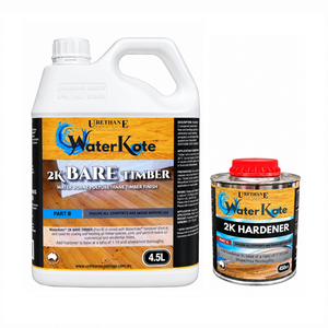 Urethane WaterKote 2K Bare Timber with Hardener 5L Kit