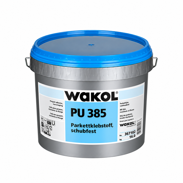 WAKOL PU 385 Parquet Adhesive, shear-resistant 16kg