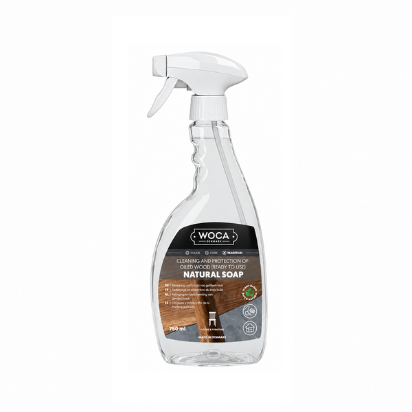 WOCA Natural Soap Spray 750ml (pre-mixed ready to use)