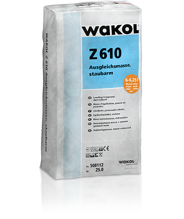 WAKOL Z610 Pro Levelling Compound Low Dust – 25kg
