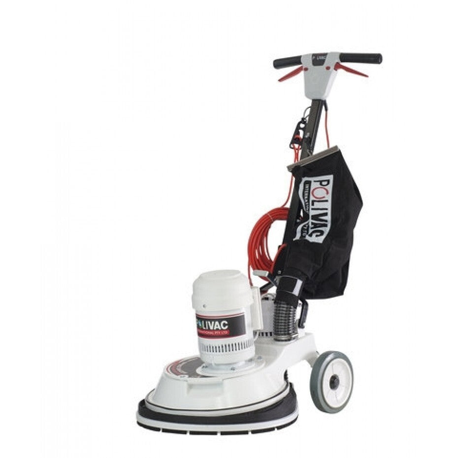 Polivac SV25 Low Speed Rotary Sander Fitted 100 Watt Vac Motor & Dust Bag